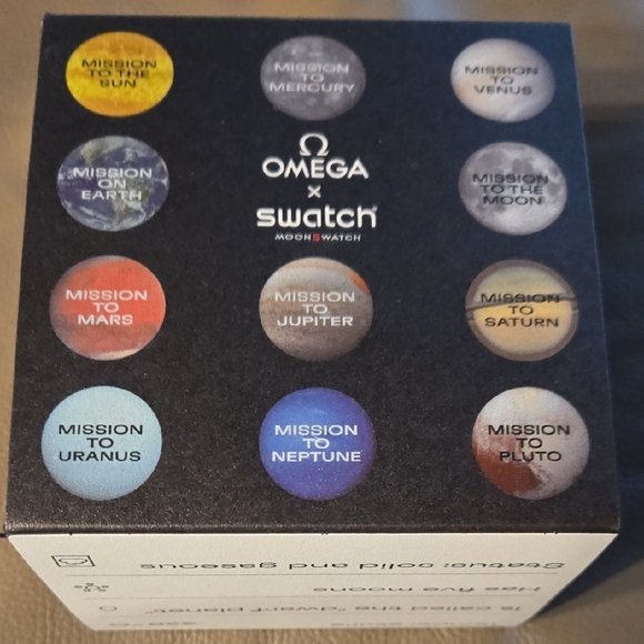 Omega Speedmaster with Red and Gray Accents - Picture 13 of 16